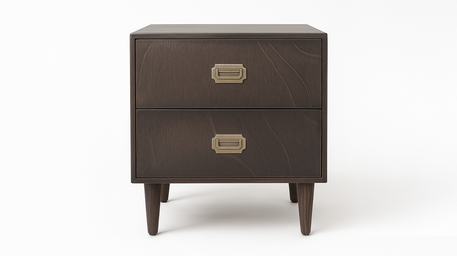 Celine 2 Drawer and Shelf Pedestal - Driftwood