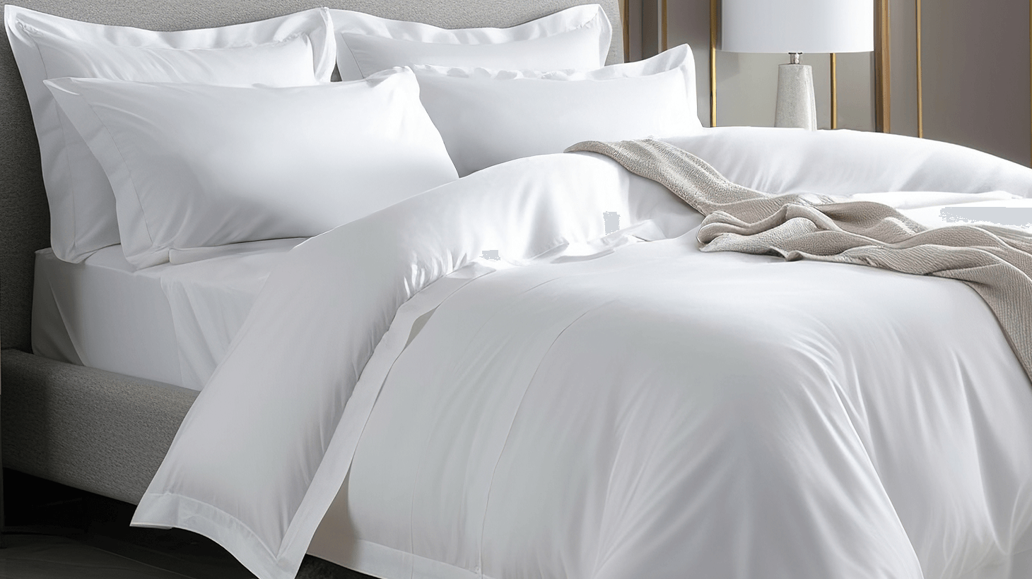  400 Thread Count Egyptian Cotton Duvet Cover Set + Duver Inner Bundle
